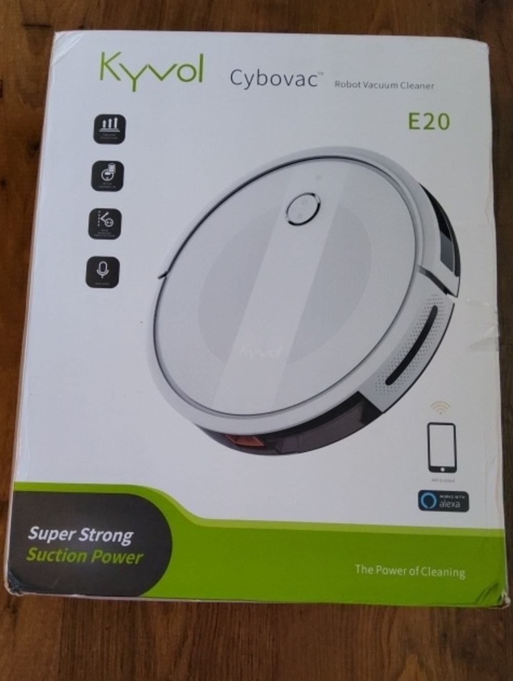 Kyvol Cybovac E20 White Robot Vacuum Cleaner New In Box